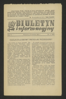 Biuletyn Informacyjny. R.6, nr 17 (27 kwietnia 1944) = nr 224