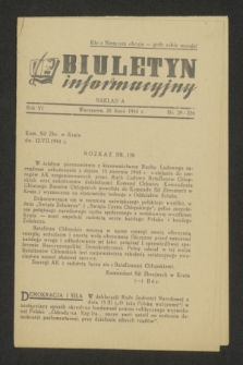 Biuletyn Informacyjny. R.6, (20 lipca 1944), nr 29 = nr 236