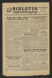 Biuletyn Informacyjny: wydanie codzienne. R.6, (22 sierpnia 1944), nr 59 = nr 267