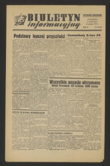 Biuletyn Informacyjny : wydanie codzienne. R.6, nr 64 (27 sierpnia 1944) = nr 272