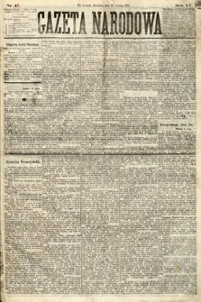 Gazeta Narodowa. 1876, nr 47
