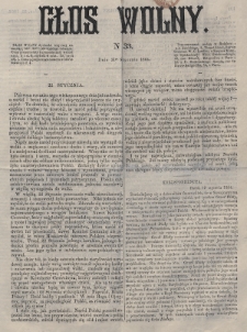 Głos Wolny. 1864, nr 33