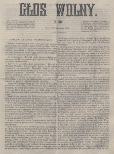 Głos Wolny. 1864, nr 39