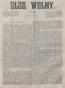 Głos Wolny. 1864, nr 44