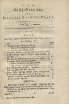 Gesetz-Sammlung für die Königlichen Preußischen Staaten. 1825, No. 3 (25 Februar)