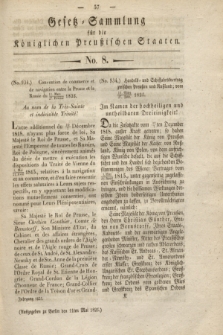 Gesetz-Sammlung für die Königlichen Preußischen Staaten. 1825, No. 8 (11 Mai)