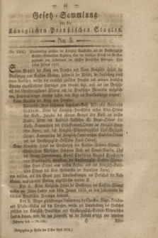 Gesetz-Sammlung für die Königlichen Preußischen Staaten. 1831, No. 5 (23 April)