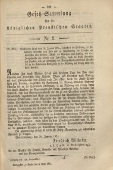 Gesetz-Sammlung für die Königlichen Preußischen Staaten. 1854, Nr. 9 (4 April)