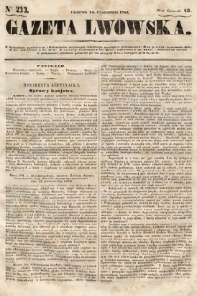 Gazeta Lwowska. 1853, nr 233