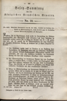 Gesetz-Sammlung für die Königlichen Preußischen Staaten. 1838, No. 32 (20 Oktober)