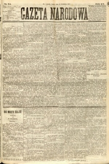 Gazeta Narodowa. 1876, nr 84