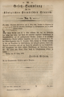 Gesetz-Sammlung für die Königlichen Preußischen Staaten. 1839, No. 8 (9 April)