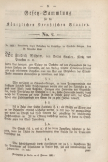 Gesetz-Sammlung für die Königlichen Preußischen Staaten. 1841, No. 2 (6 Februar)