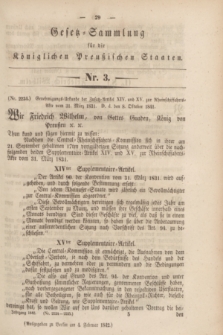Gesetz-Sammlung für die Königlichen Preußischen Staaten. 1842, Nr. 3 (4 Februar)