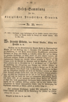 Gesetz-Sammlung für die Königlichen Preußischen Staaten. 1856, Nr. 35 (30 Juni)