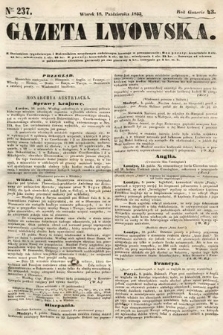 Gazeta Lwowska. 1853, nr 237