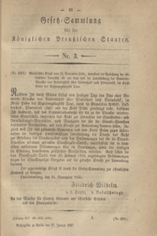 Gesetz-Sammlung für die Königlichen Preußischen Staaten. 1857, Nr. 3 (27 Januar)