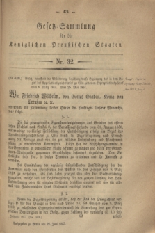 Gesetz-Sammlung für die Königlichen Preußischen Staaten. 1857, Nr. 32 (22 Juni)