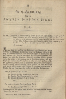 Gesetz-Sammlung für die Königlichen Preußischen Staaten. 1857, Nr. 58 (11 November)