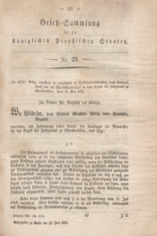 Gesetz-Sammlung für die Königlichen Preußischen Staaten. 1859, Nr. 23 (14 Juni)