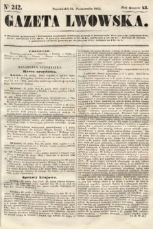 Gazeta Lwowska. 1853, nr 242