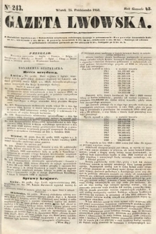 Gazeta Lwowska. 1853, nr 243