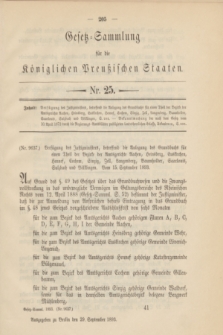 Gesetz-Sammlung für die Königlichen Preußischen Staaten. 1893, Nr. 25 (29 September)