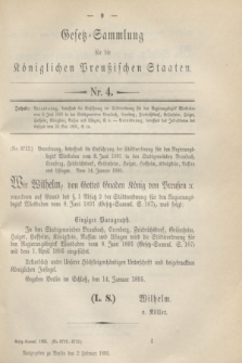 Gesetz-Sammlung für die Königlichen Preußischen Staaten. 1895, Nr. 4 (2 Februar)
