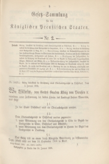 Gesetz-Sammlung für die Königlichen Preußischen Staaten. 1905, Nr. 2 (24 Januar)