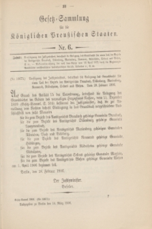 Gesetz-Sammlung für die Königlichen Preußischen Staaten. 1906, Nr. 6 (14 März)