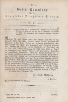 Gesetz-Sammlung für die Königlichen Preußischen Staaten. 1848, Nr. 57 (22 Dezember)