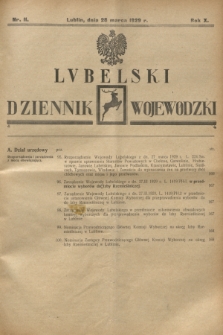 Lubelski Dziennik Wojewódzki. R.10, nr 11 (28 marca 1929)