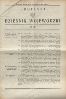 Lubelski Dziennik Wojewódzki. [R.11], № 28 (16 sierpnia 1930)