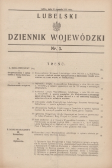 Lubelski Dziennik Wojewódzki. [R.12], nr 3 (31 stycznia 1931)