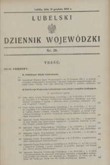 Lubelski Dziennik Wojewódzki. [R.15], nr 28 (15 grudnia 1934)