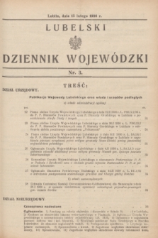 Lubelski Dziennik Wojewódzki. [R.17], nr 3 (15 lutego 1936)