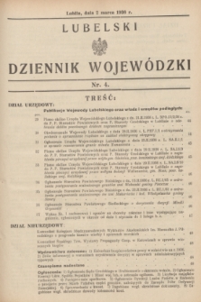 Lubelski Dziennik Wojewódzki. [R.17], nr 4 (2 marca 1936)