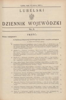 Lubelski Dziennik Wojewódzki. [R.17], nr 6 (31 marca 1936)