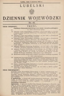Lubelski Dziennik Wojewódzki. [R.17], nr 10 (2 czerwca 1936)