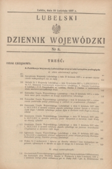 Lubelski Dziennik Wojewódzki. [R.18], nr 8 (30 kwietnia 1937)