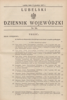 Lubelski Dziennik Wojewódzki. [R.18], nr 24 (15 grudnia 1937)