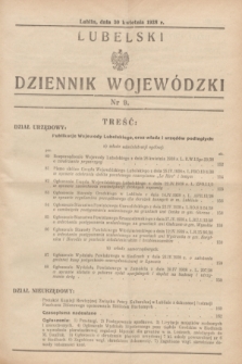 Lubelski Dziennik Wojewódzki. [R.19], nr 9 (30 kwietnia 1938)