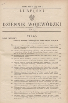 Lubelski Dziennik Wojewódzki. [R.19], nr 11 (31 maja 1938)