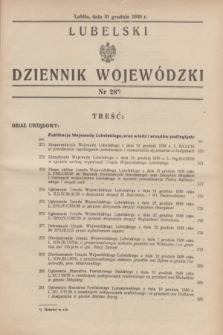 Lubelski Dziennik Wojewódzki. [R.19], nr 28 (31 grudnia 1938)