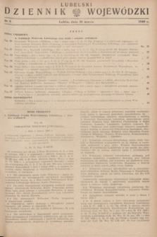 Lubelski Dziennik Wojewódzki. 1949, nr 8 (20 marca)