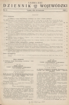 Lubelski Dziennik Wojewódzki. 1949, nr 12 (30 kwietnia)