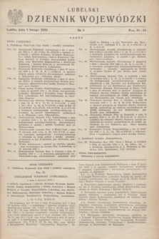 Lubelski Dziennik Wojewódzki. 1950, nr 3 (1 lutego)