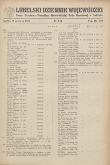 Lubelski Dziennik Wojewódzki : organ urzędowy Prezydium Wojewódzkiej Rady Narodowej w Lublinie. 1950, nr 1 (15 czerwca) = nr 12