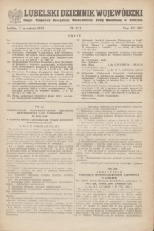 Lubelski Dziennik Wojewódzki : organ urzędowy Prezydium Wojewódzkiej Rady Narodowej w Lublinie. 1950, nr 7 (15 września) = nr 18