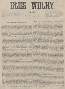 Głos Wolny. 1869, nr 202